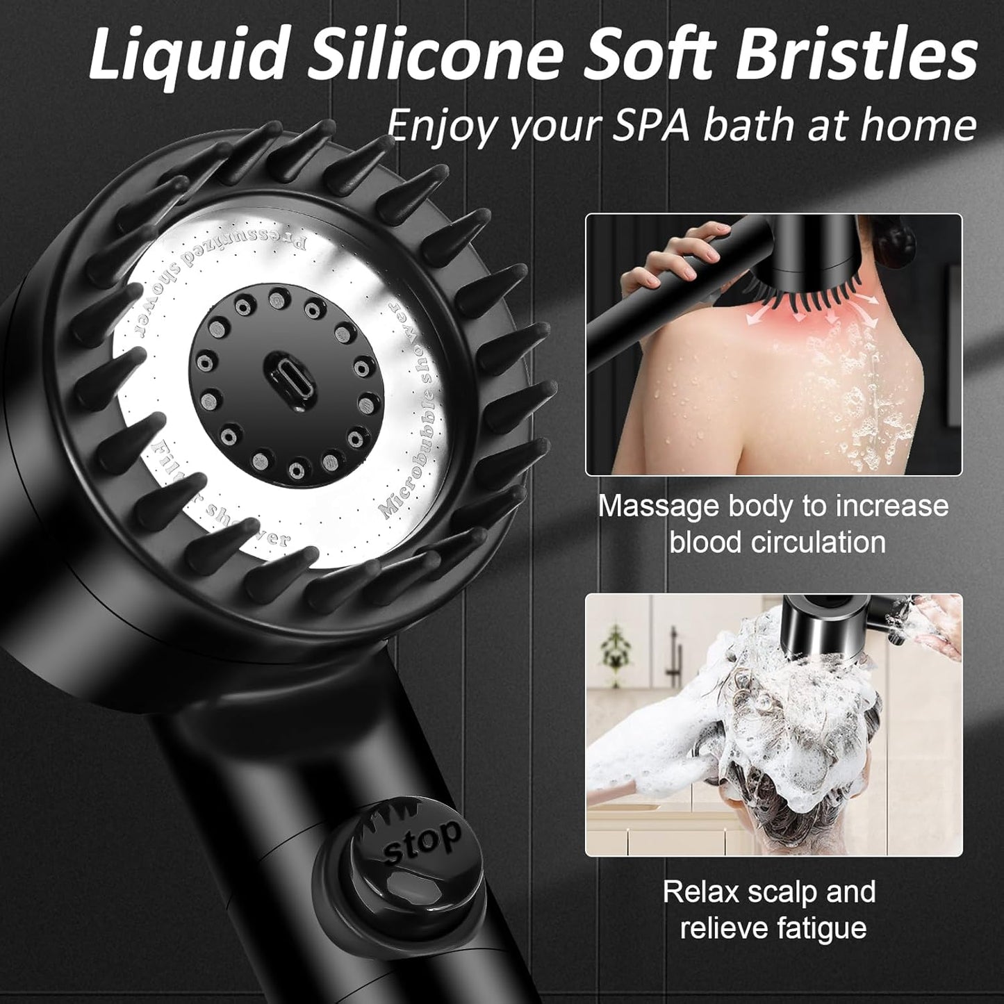 HiLux Pressurized/Filtered Shower Head